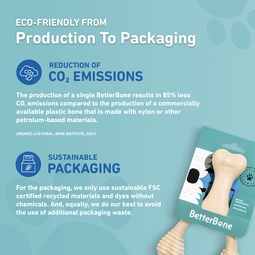 BetterBone SOFT- All-Natural, Safer on Teeth, Sustainable: Beef / Large (dogs over 25 lbs)