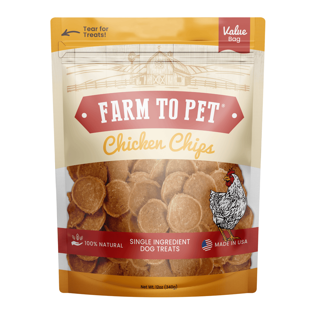 Chicken Chips Dog Treats: 12oz