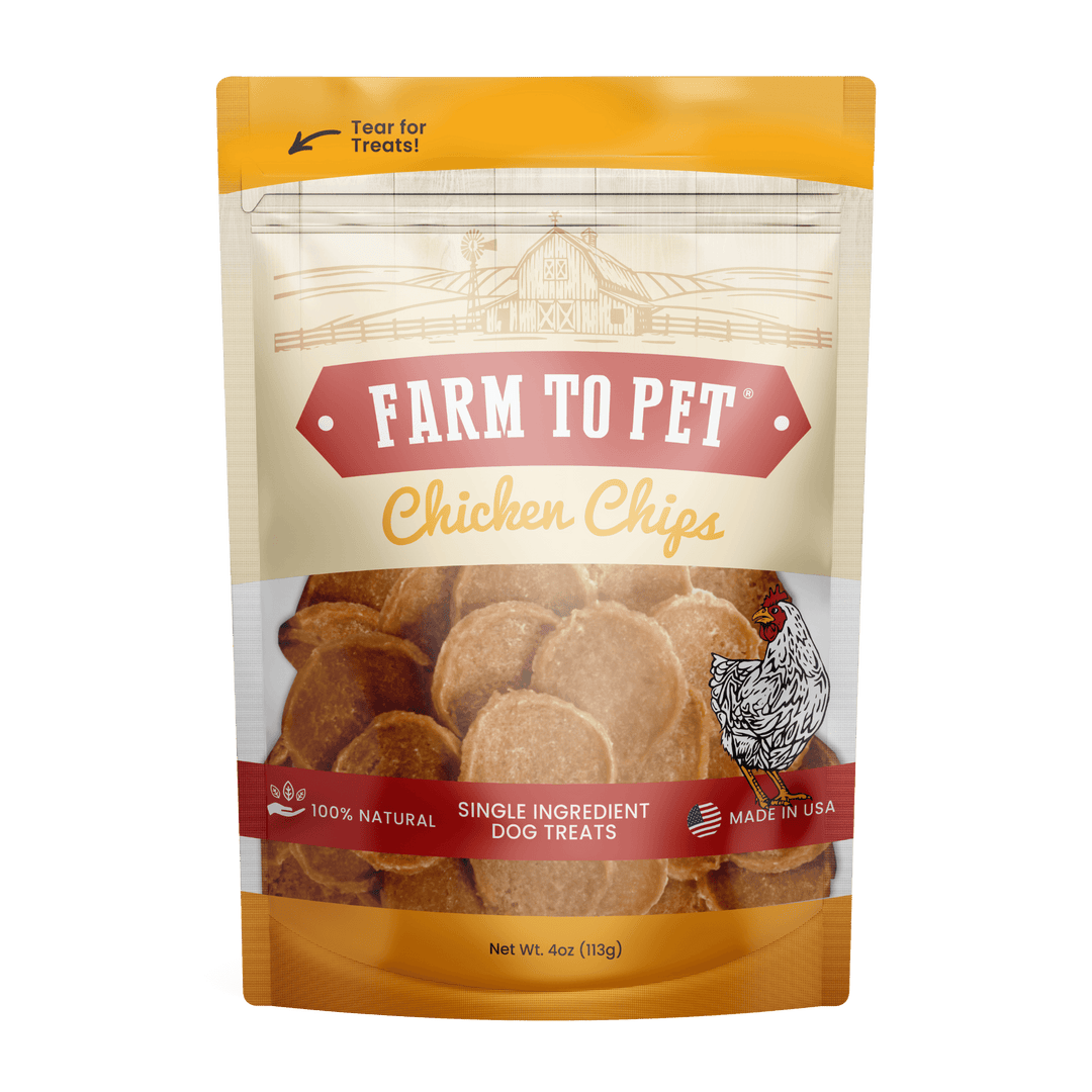 Chicken Chips Dog Treats: 12oz