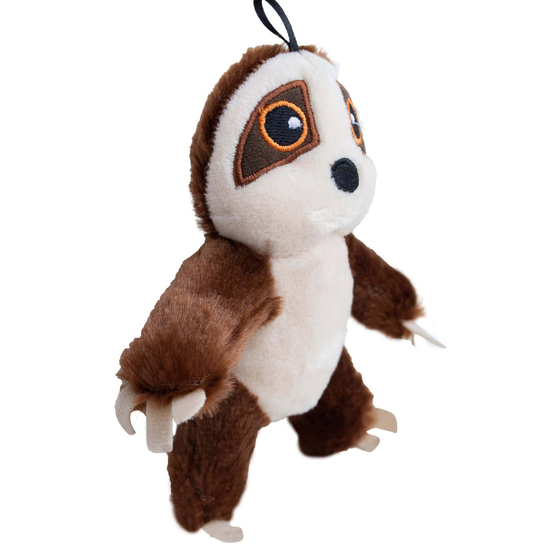 SnugArooz Baby Sasha the Sloth Plush Cat Toy 5"