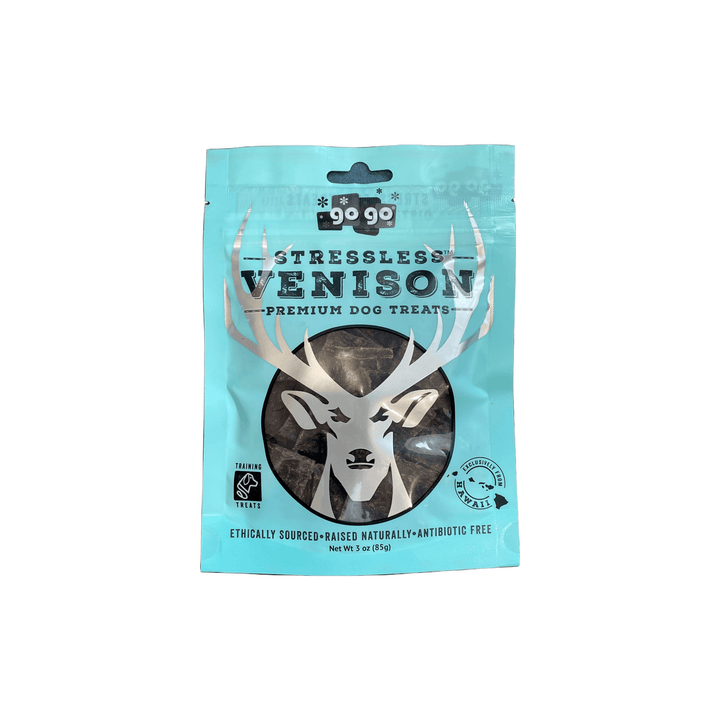 GoGo® 3oz USA Wild Stressless™ Venison Jerky Training Treats