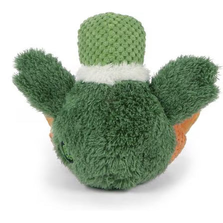 GoDog Checkers Sitting Duck w/Chew Guard Plush Dog Toy Large