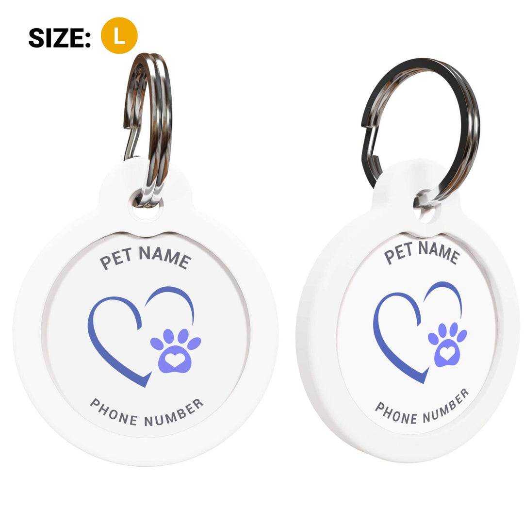 Dog Id Tag Personalized, Custom Dog Tag For Puppy - ID Tag: Circle S (25 mm)