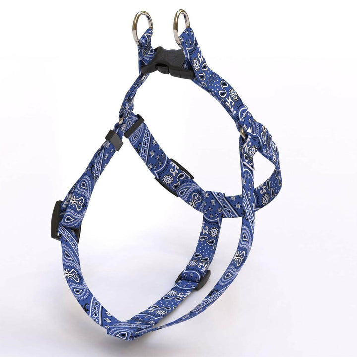 Bandana Blue Step-In Dog Harness by Yellow Dog Design