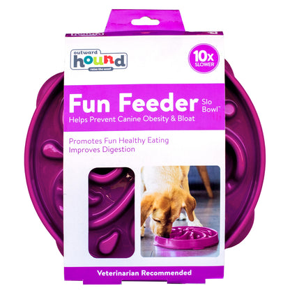 Fun Feeder Slo-Bowl - Purple Medium