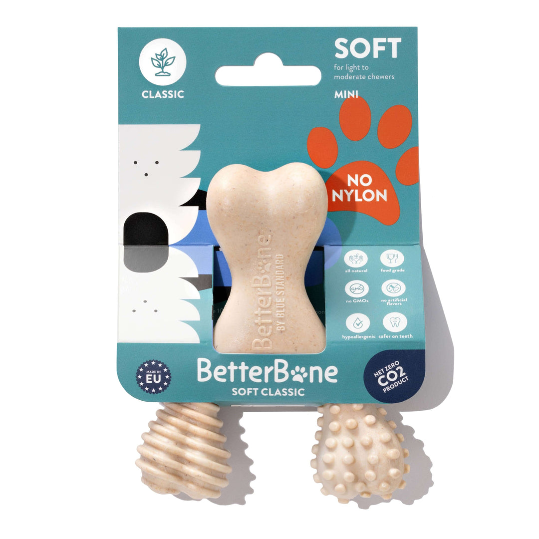 BetterBone SOFT- All-Natural, Safer on Teeth, Sustainable: Beef / Large (dogs over 25 lbs)