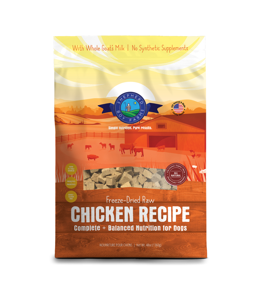 Freeze Dried Chicken Recipe for Dogs: 48oz