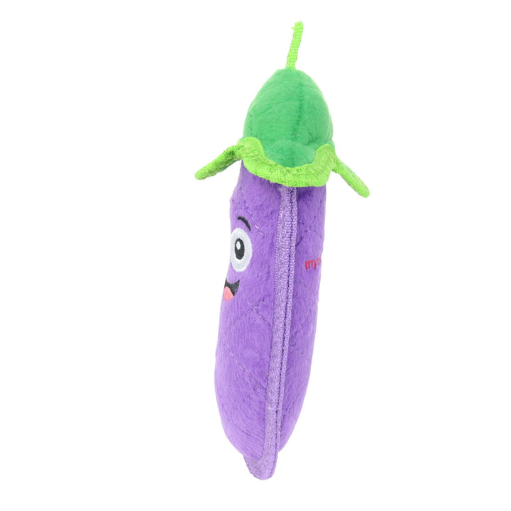 Tuffy® Funny Food Eggplant Dog Toy