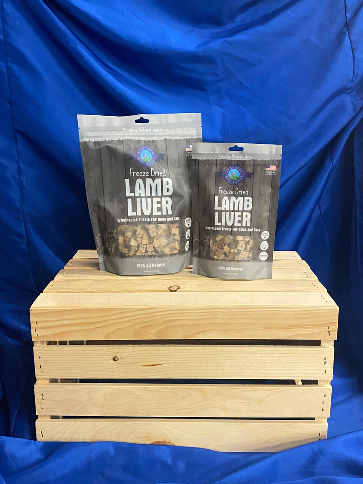 Freeze Dried Lamb Liver Treats: 8oz